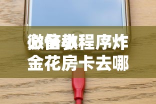 必备教程“
微信小程序炸金花房卡去哪充值”如何获取房卡教程